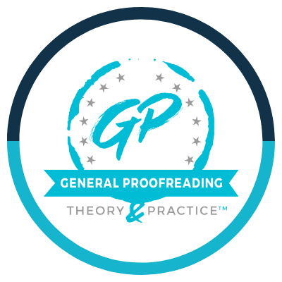 General Proofreading: Theory and Practice Certificate of Completion